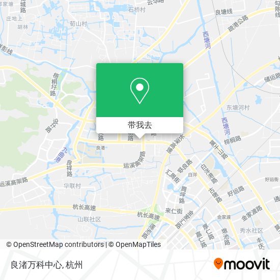 良渚万科中心地图