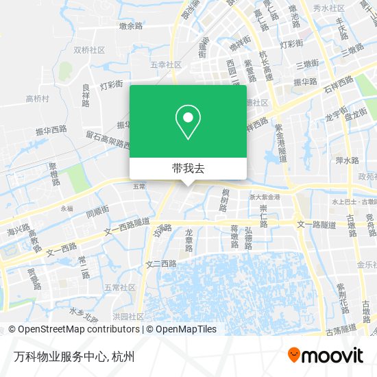万科物业服务中心地图