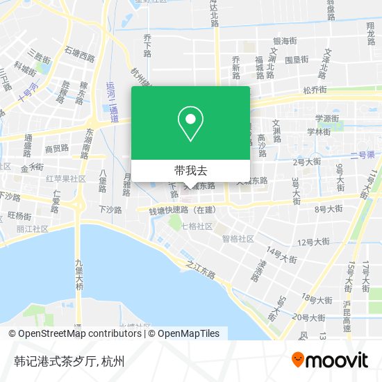 韩记港式茶歺厅地图