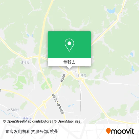 青富发电机租赁服务部地图