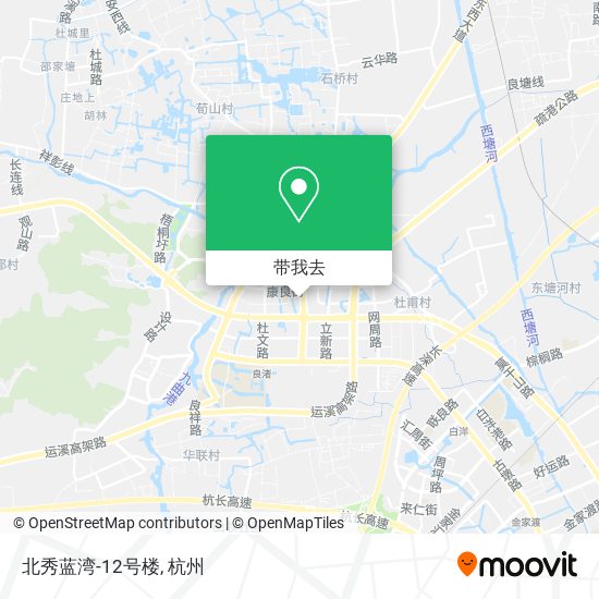北秀蓝湾-12号楼地图