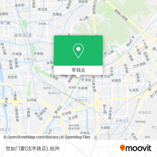 世如门窗(沈半路店)地图