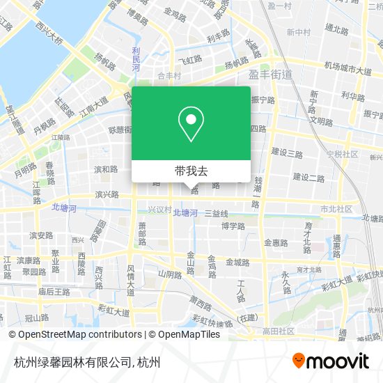 杭州绿馨园林有限公司地图