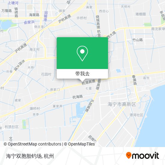 海宁双胞胎钓场地图