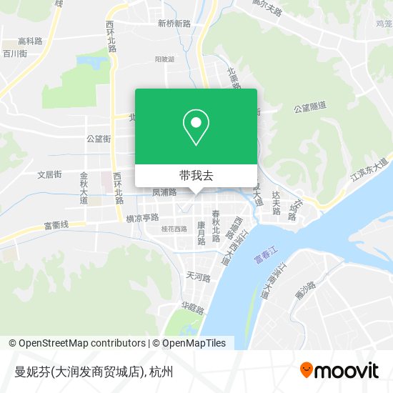 曼妮芬(大润发商贸城店)地图