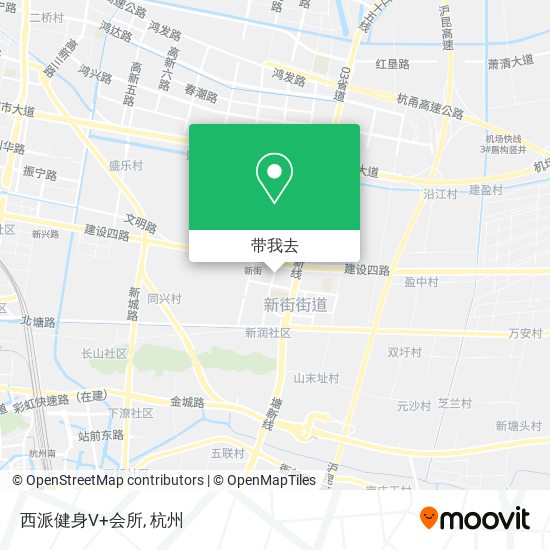 西派健身V+会所地图