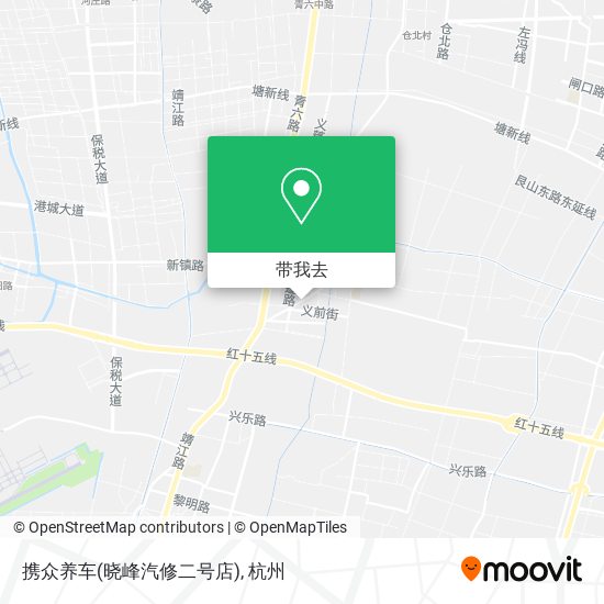 携众养车(晓峰汽修二号店)地图