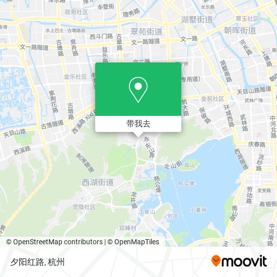 夕阳红路地图