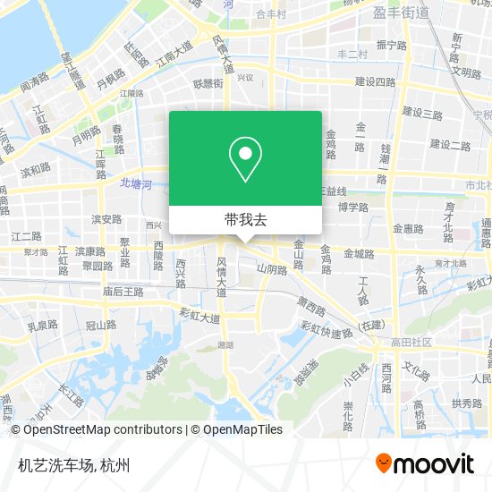 机艺洗车场地图