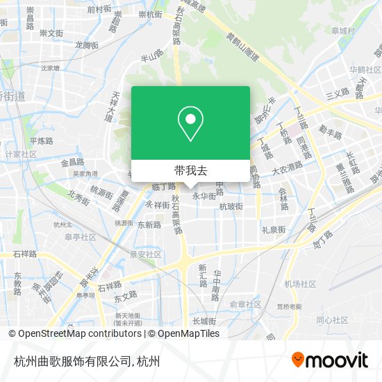 杭州曲歌服饰有限公司地图