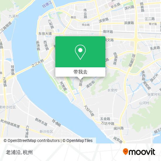 老浦沿地图