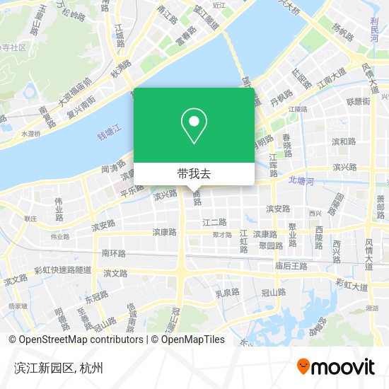 滨江新园区地图