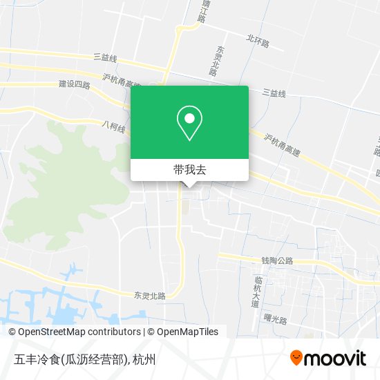 五丰冷食(瓜沥经营部)地图