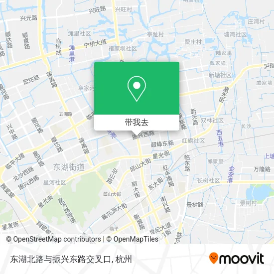 东湖北路与振兴东路交叉口地图