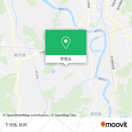下河线地图