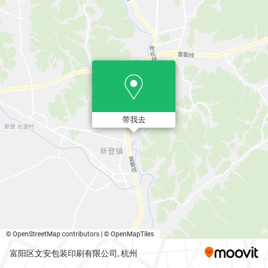 富阳区文安包装印刷有限公司地图