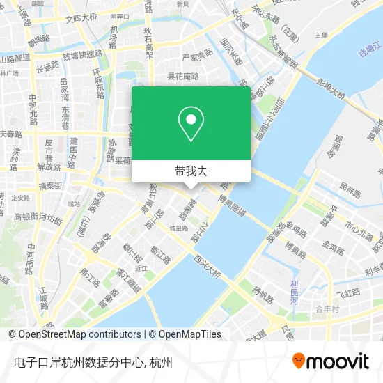 电子口岸杭州数据分中心地图