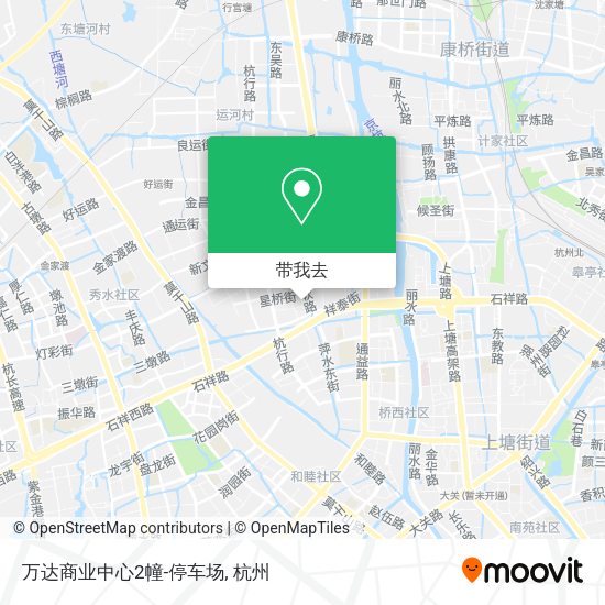万达商业中心2幢-停车场地图