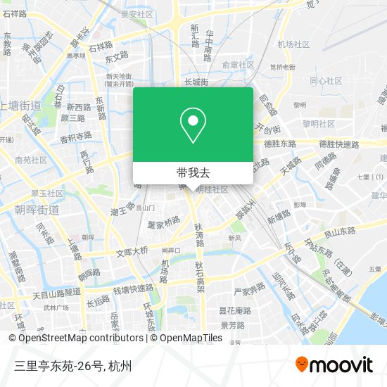 三里亭东苑-26号地图
