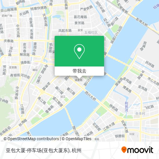 亚包大厦-停车场(亚包大厦东)地图