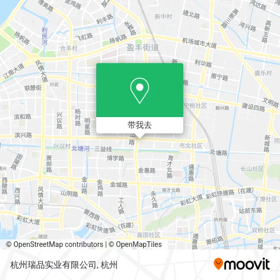 杭州瑞品实业有限公司地图