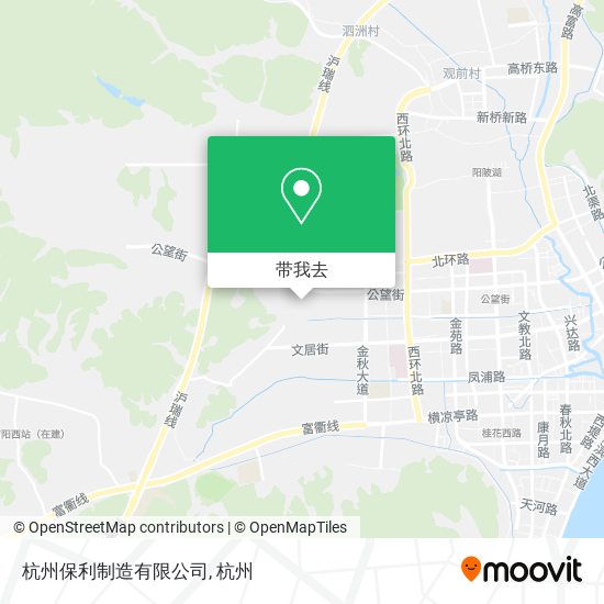 杭州保利制造有限公司地图