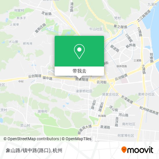 象山路/镇中路(路口)地图