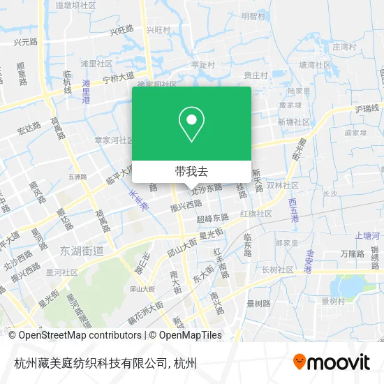 杭州藏美庭纺织科技有限公司地图