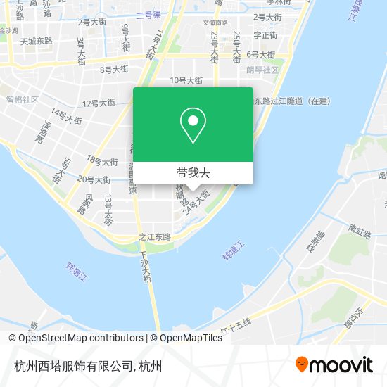 杭州西塔服饰有限公司地图