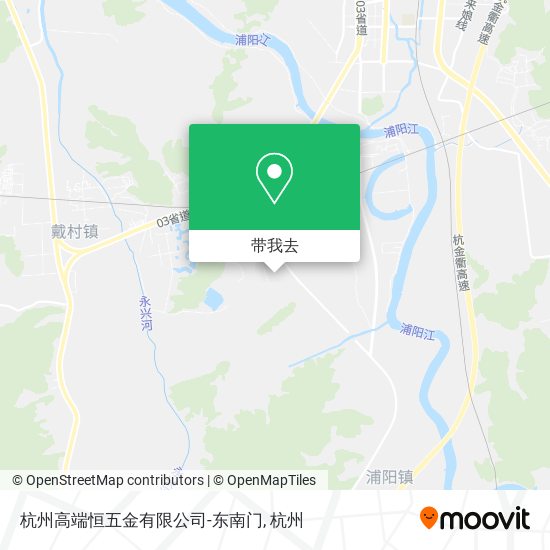 杭州高端恒五金有限公司-东南门地图