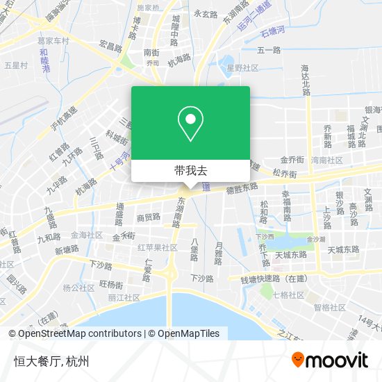 恒大餐厅地图