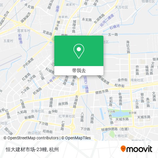 恒大建材市场-23幢地图