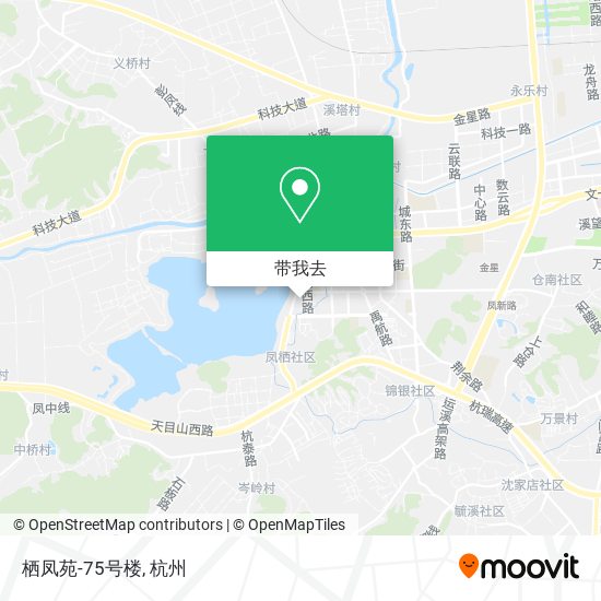 栖凤苑-75号楼地图