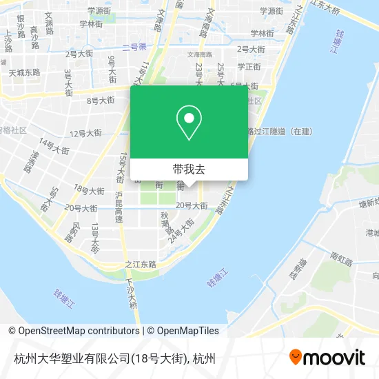杭州大华塑业有限公司(18号大街)地图