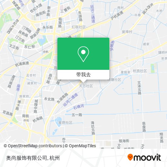 奥尚服饰有限公司地图