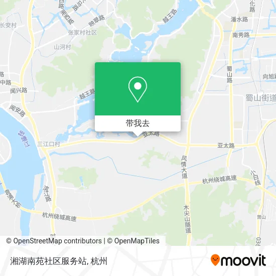 湘湖南苑社区服务站地图