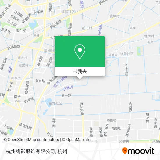 杭州绚影服饰有限公司地图
