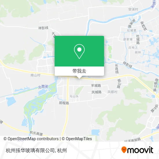 杭州掁华玻璃有限公司地图