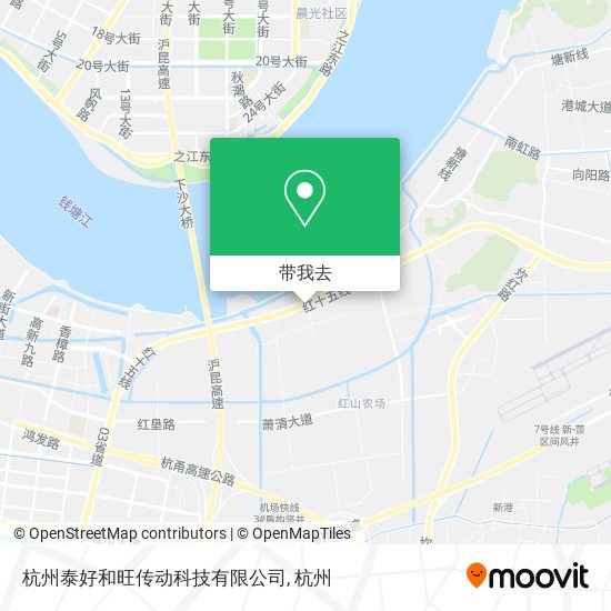 杭州泰好和旺传动科技有限公司地图