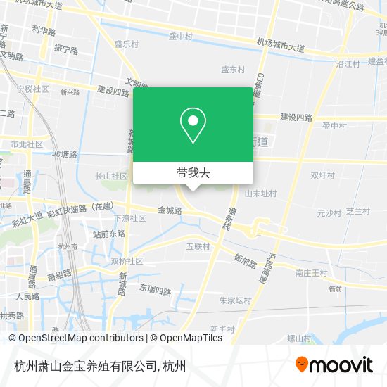 杭州萧山金宝养殖有限公司地图