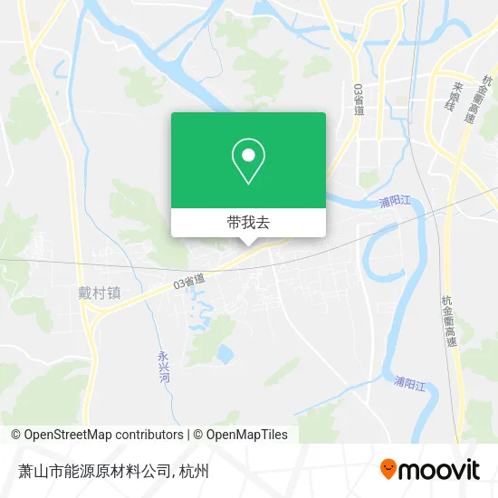 萧山市能源原材料公司地图