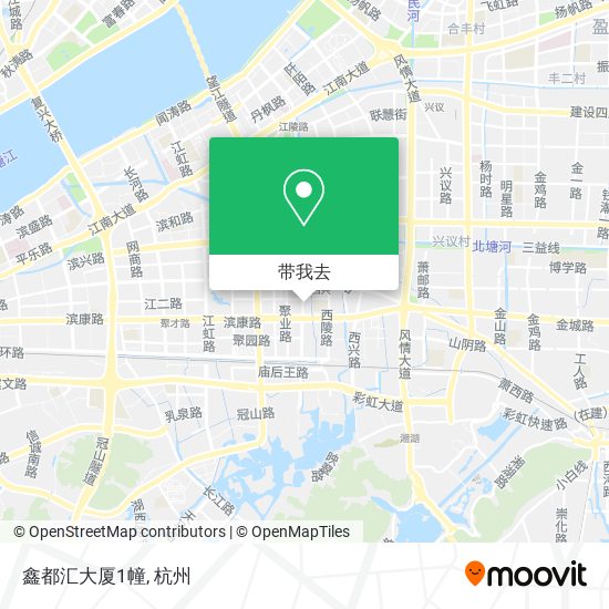 鑫都汇大厦1幢地图