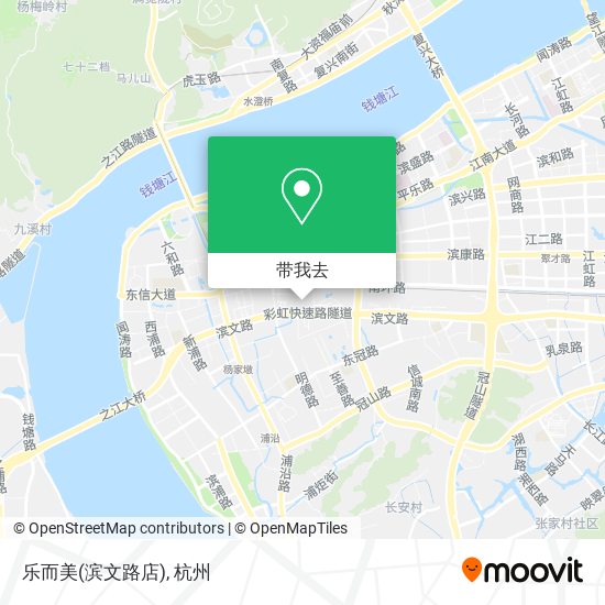 乐而美(滨文路店)地图