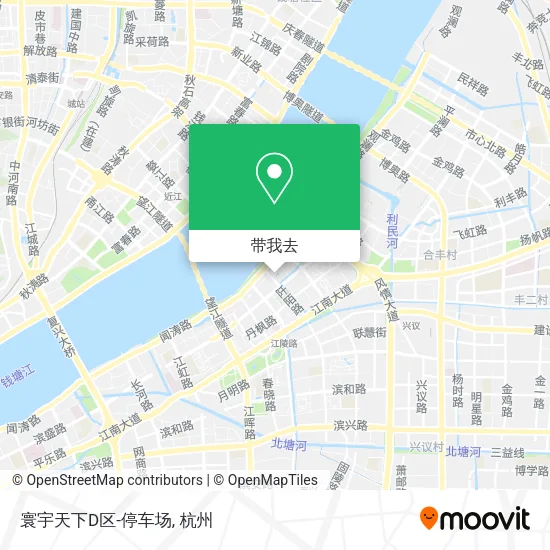 寰宇天下D区-停车场地图