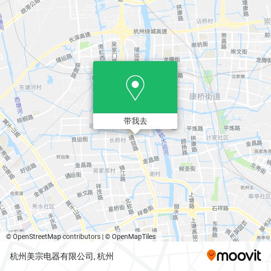 杭州美宗电器有限公司地图