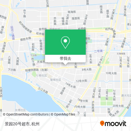景园20号超市地图