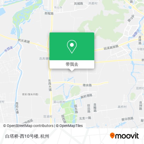 白塔桥-西10号楼地图