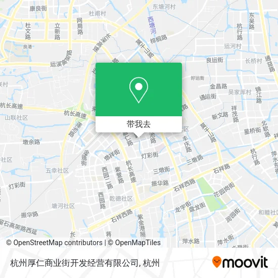 杭州厚仁商业街开发经营有限公司地图