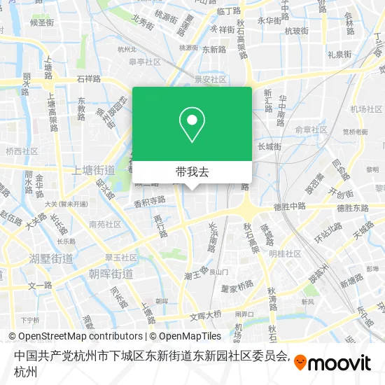 中国共产党杭州市下城区东新街道东新园社区委员会地图