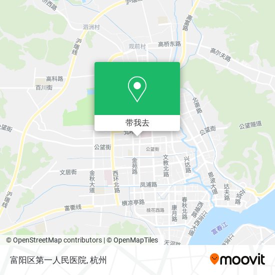 富阳区第一人民医院地图